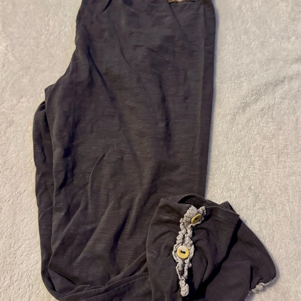 Matilda Jane Black Leggings with Button Detail